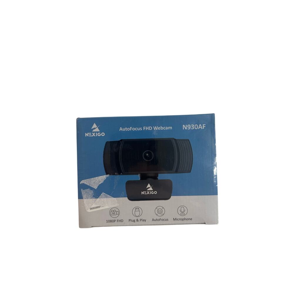 NexiGo N930AF 1080p Autofocus FHD Webcam with Microphone NEW Sealed